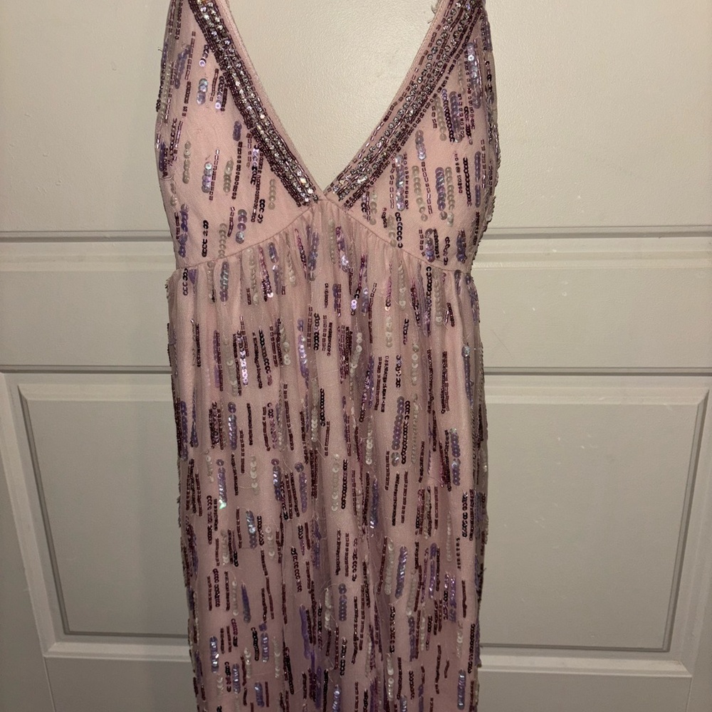 Free People Pink Sequin Dress